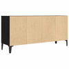 TV-skab Sort 69.5 x 30 x 50 cm Konstrueret træ