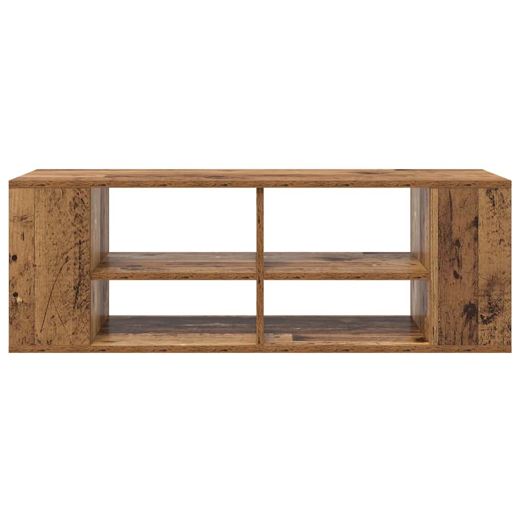 Væghængt TV-skab Gammelt træ 102 x 35 x 35 cm Konstrueret træ