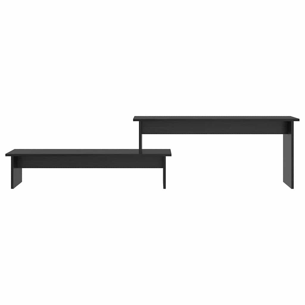 TV-skab Sort eg 180 x 30 x 43 cm Konstrueret træ