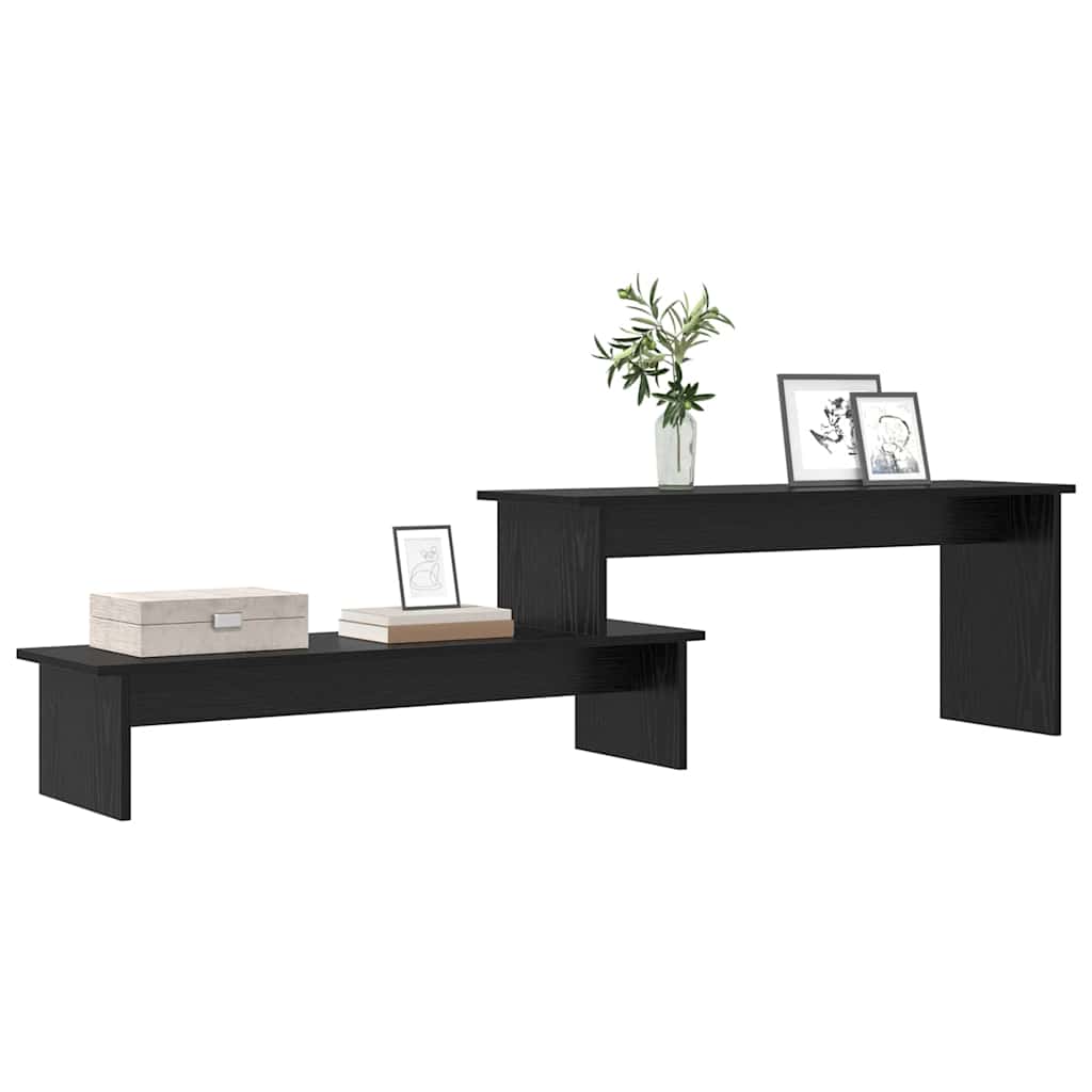 TV-skab Sort eg 180 x 30 x 43 cm Konstrueret træ