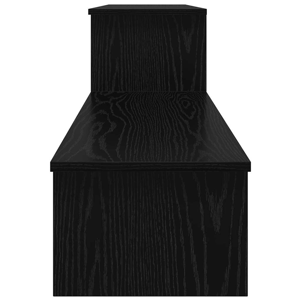 TV-skab Sort eg 180 x 30 x 43 cm Konstrueret træ
