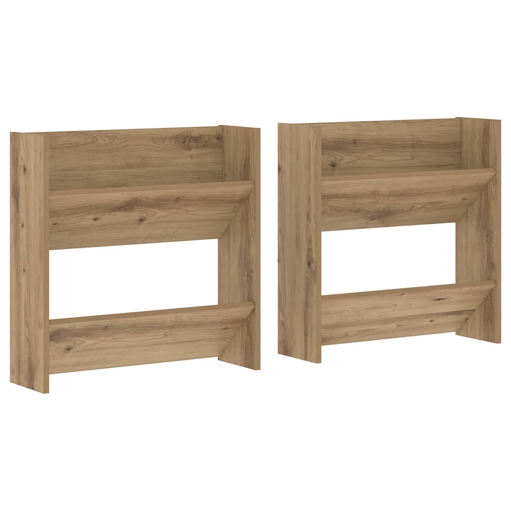 Vægsko skabe med hylde Andet 2 pcs artisan eg Konstrueret træ
