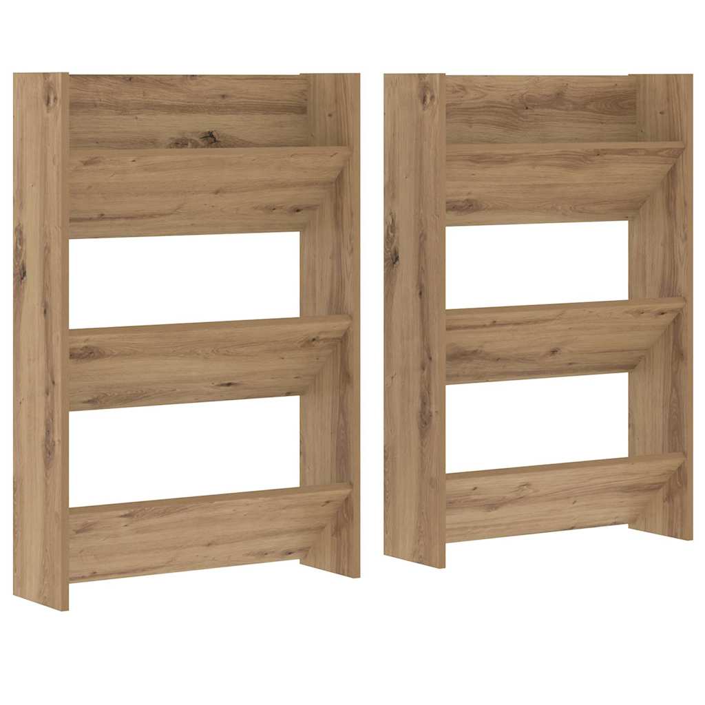 Vægsko skabe med hylde Andet 2 pcs artisan eg Konstrueret træ