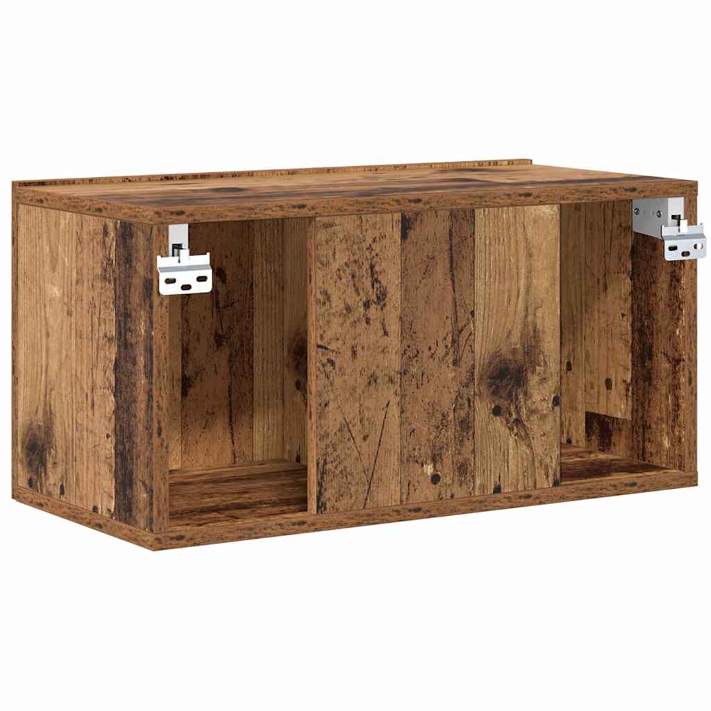 TV-skab 3 pcs Brun 60 x 30 x 30 cm Konstrueret træ