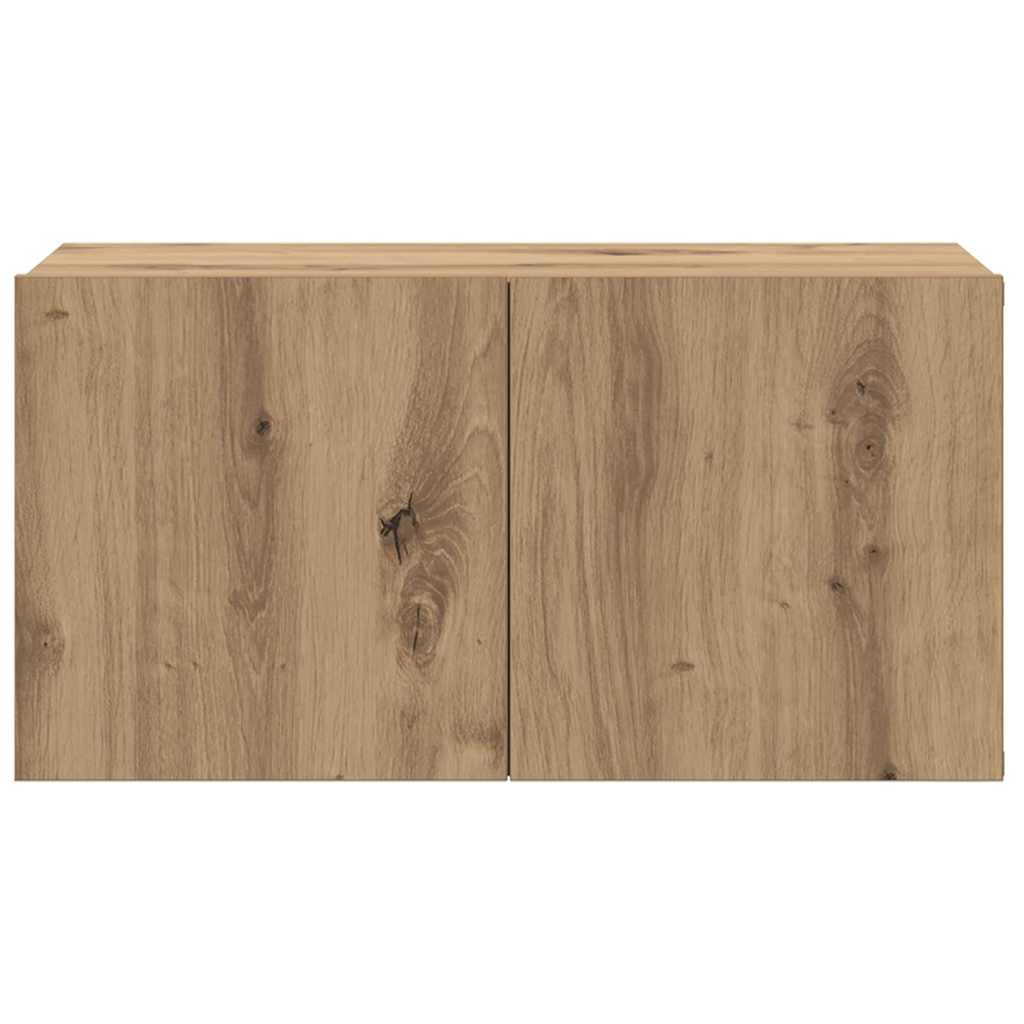 TV-skab 2 pcs Brun 60 x 30 x 30 cm Konstrueret træ