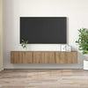 TV-skab 3 pcs Brun 60 x 30 x 30 cm Konstrueret træ