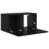 TV-skab Sort 60 x 30 x 30 cm Konstrueret træ