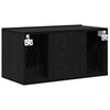 TV-skab Sort 60 x 30 x 30 cm Konstrueret træ