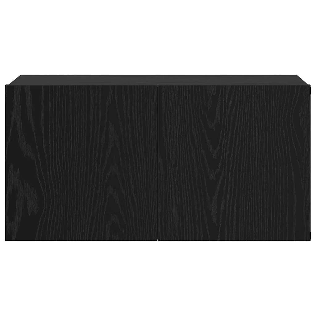 TV-skab Sort 60 x 30 x 30 cm Konstrueret træ