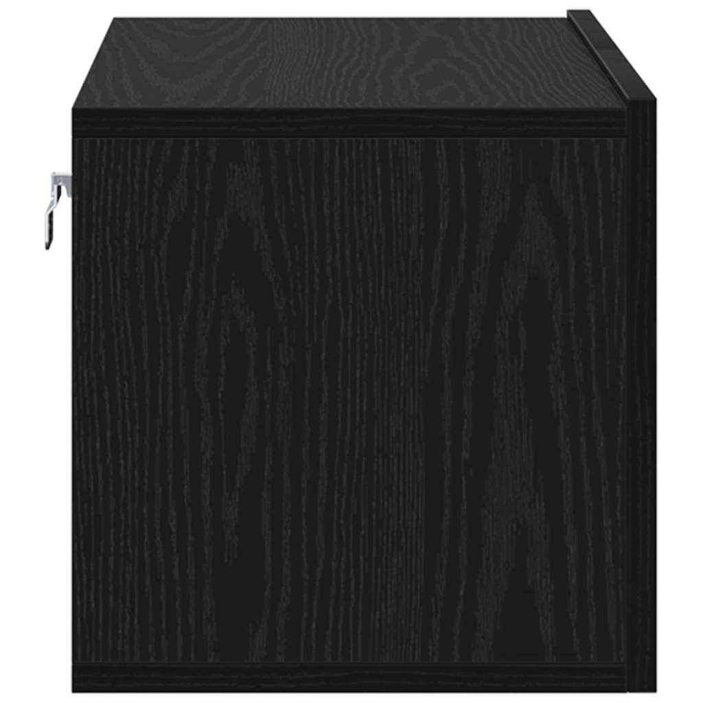 TV-skab Sort 60 x 30 x 30 cm Konstrueret træ