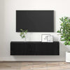 TV-skab 2 pcs Sort 60 x 30 x 30 cm Konstrueret træ
