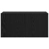 TV-skab 2 pcs Sort 60 x 30 x 30 cm Konstrueret træ