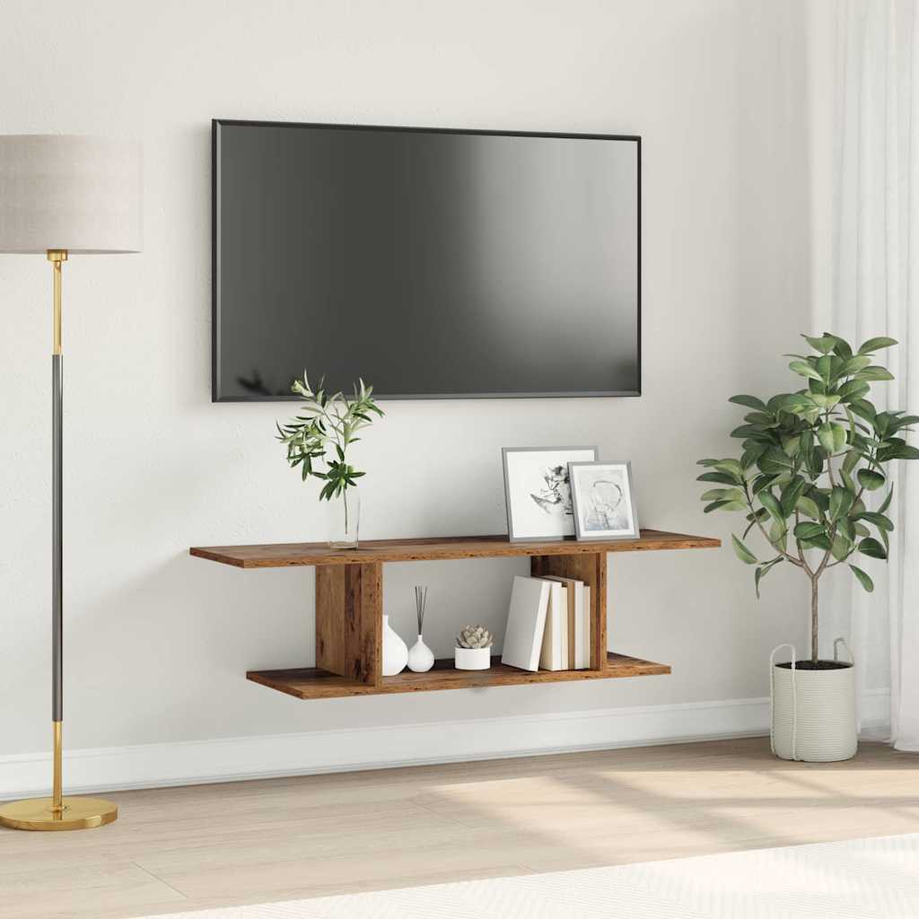 TV-skab Brun 103 x 30 x 26,5 cm Konstrueret træ