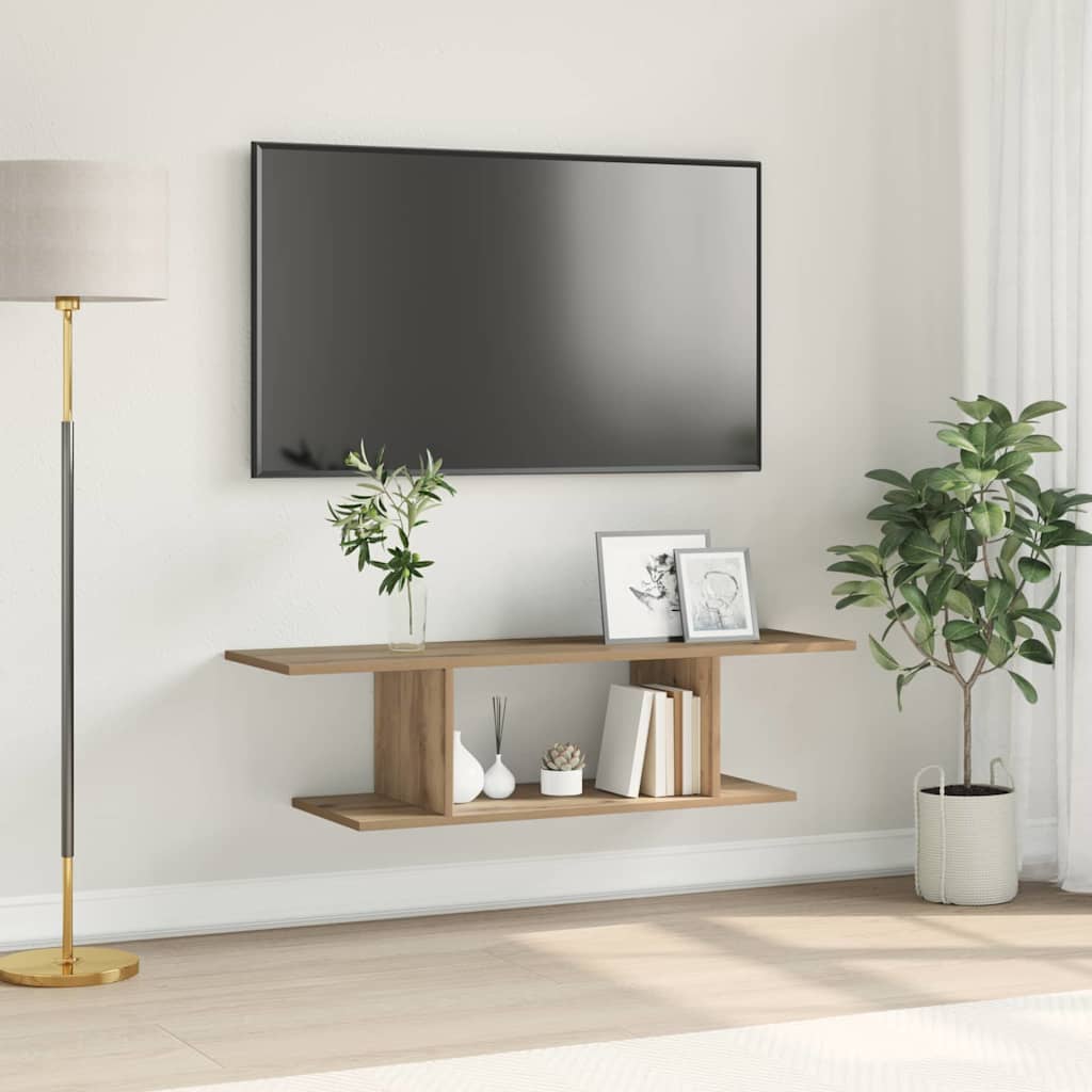 TV-skab Brun 103 x 30 x 26,5 cm Konstrueret træ