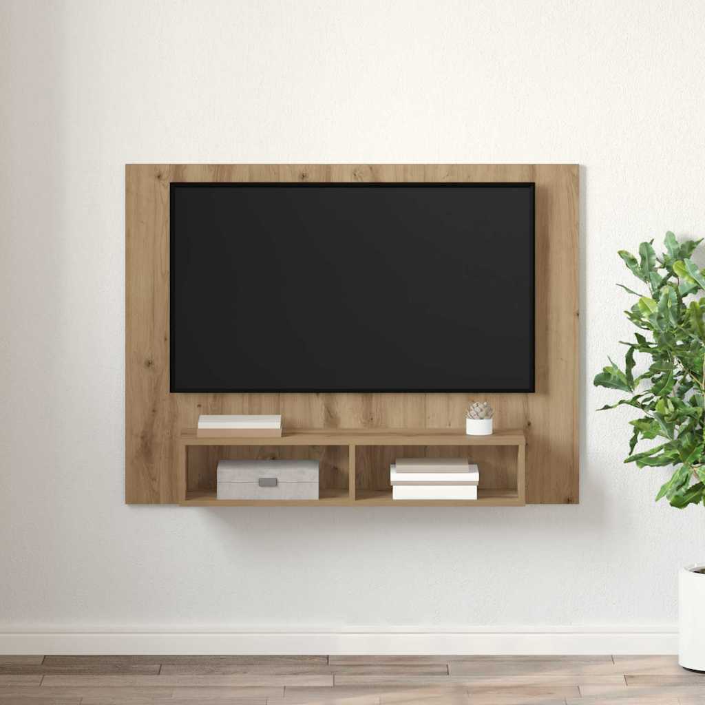 Væg TV Skab artisan eg 120 x 23.5 x 90 cm Konstrueret træ