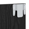 Væg TV Skab Sort eg 120 x 23.5 x 90 cm Konstrueret træ