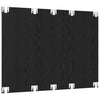 Væg TV Skab Sort eg 120 x 23.5 x 90 cm Konstrueret træ