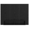 Væg TV Skab Sort eg 120 x 23.5 x 90 cm Konstrueret træ