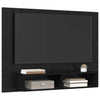 Væg TV Skab Sort eg 120 x 23.5 x 90 cm Konstrueret træ