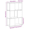 Underholdningscenter Brun 60 x 24 x 94 cm Konstrueret træ