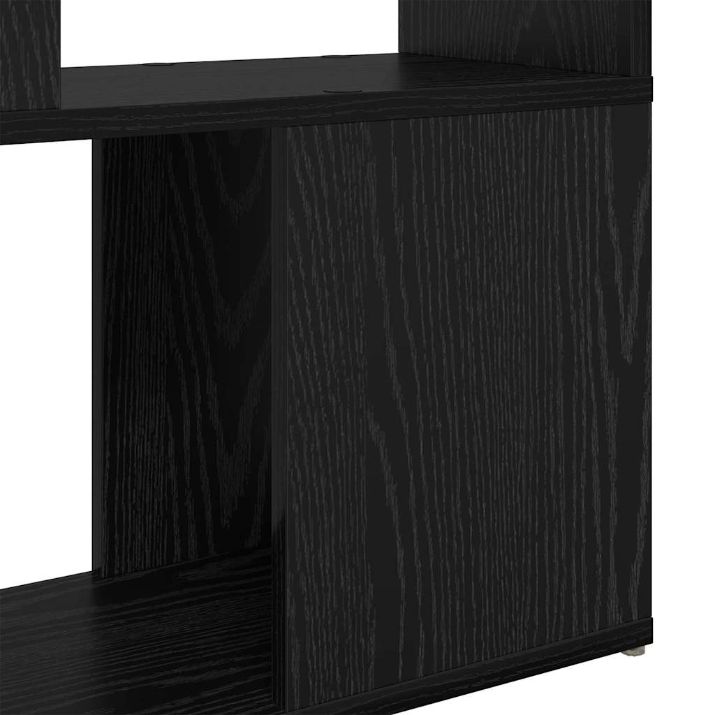 Underholdningscenter Sort 60 x 24 x 124 cm Konstrueret træ