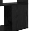 Underholdningscenter Sort 60 x 24 x 124 cm Konstrueret træ