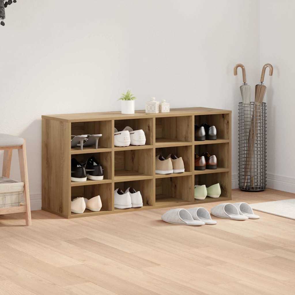 Sko skab med hylde artisan eg 103x30x51 cm Konstrueret træ