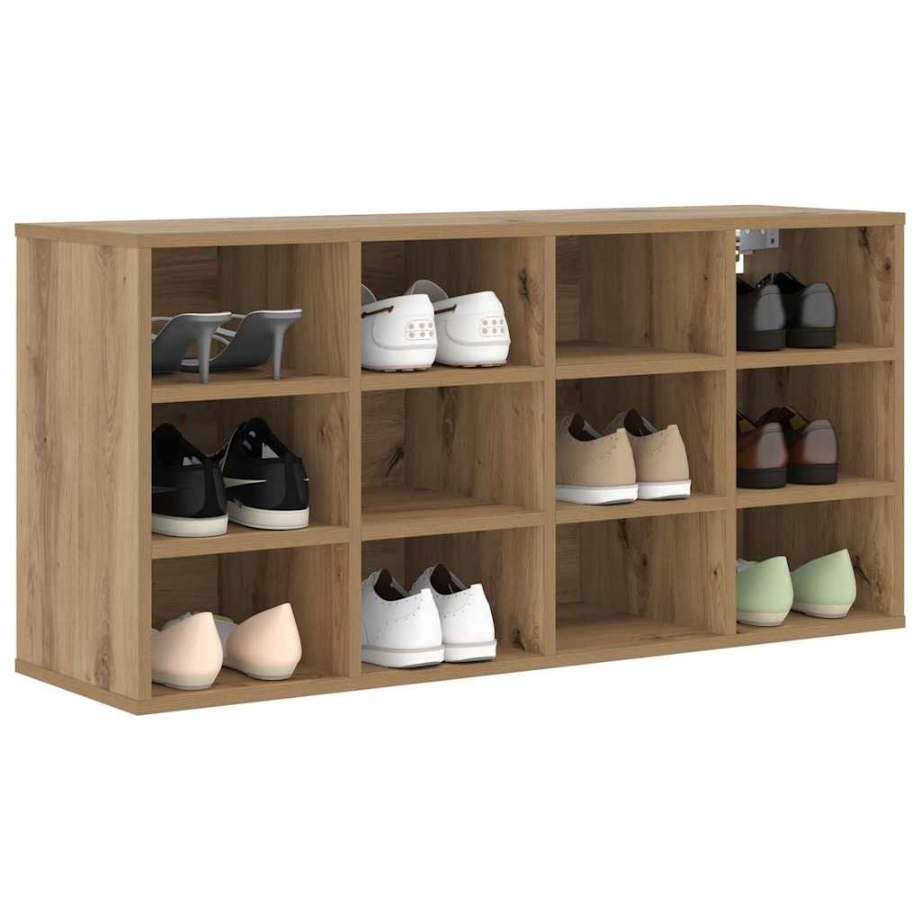 Sko skab med hylde artisan eg 103x30x51 cm Konstrueret træ