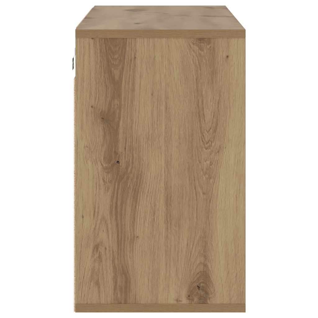 Sko skab med hylde artisan eg 103x30x51 cm Konstrueret træ