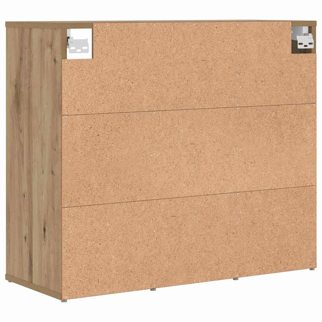 Skoskab med hylde artisan eg 77,5 x 30 x 67 cm Konstrueret træ