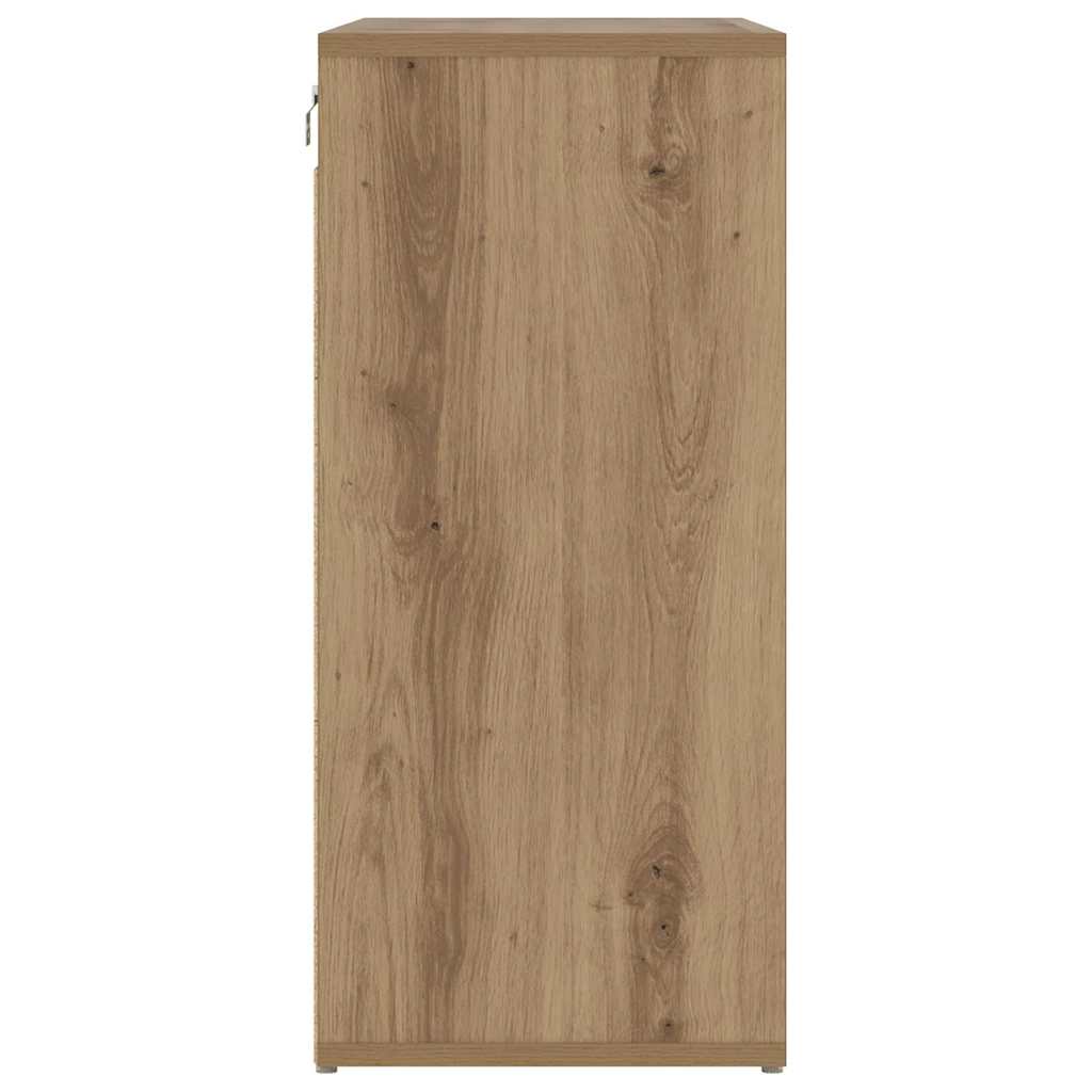 Skoskab med hylde artisan eg 77,5 x 30 x 67 cm Konstrueret træ