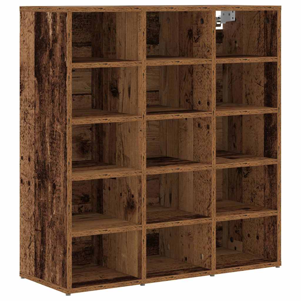 Skoskab Gammelt træ 77,5 x 30 x 83,5 cm Konstrueret træ