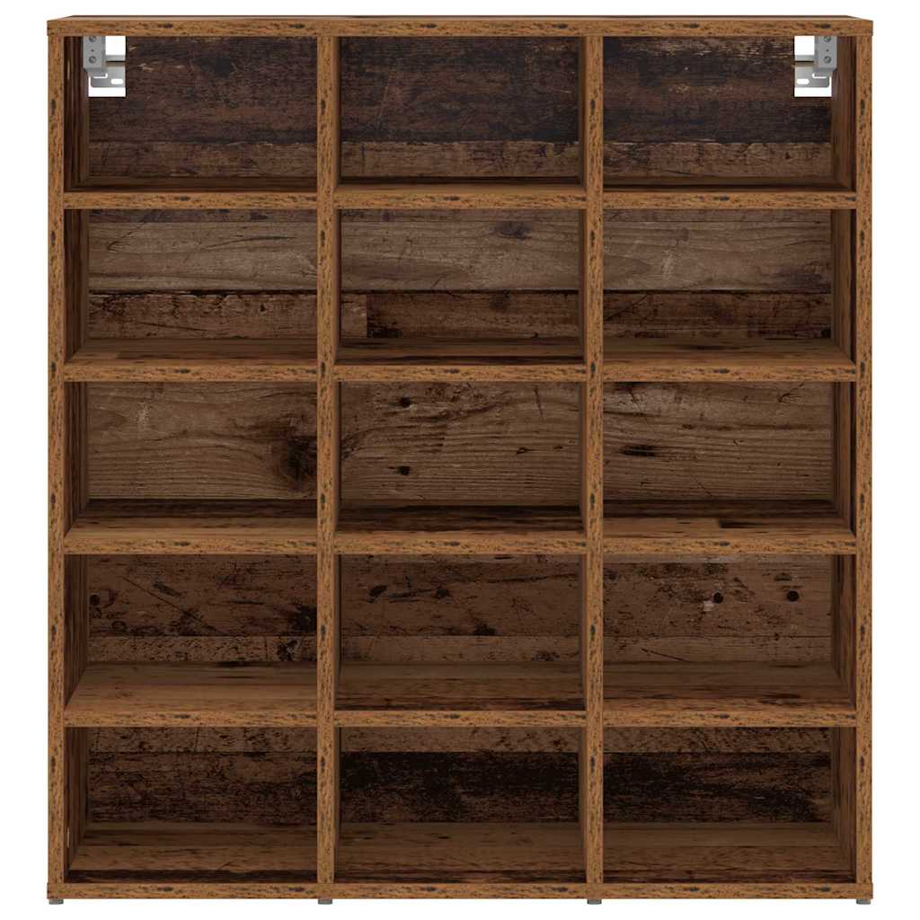 Skoskab Gammelt træ 77,5 x 30 x 83,5 cm Konstrueret træ