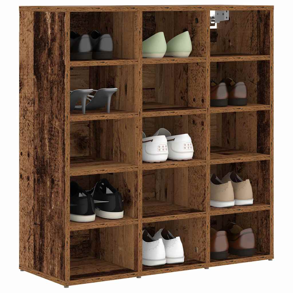 Skoskab Gammelt træ 77,5 x 30 x 83,5 cm Konstrueret træ