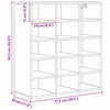 Skoskab Gammelt træ 77,5 x 30 x 83,5 cm Konstrueret træ