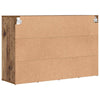 Skoskab med hylde Gammelt træ 103 x 30 x 67 cm Konstrueret træ