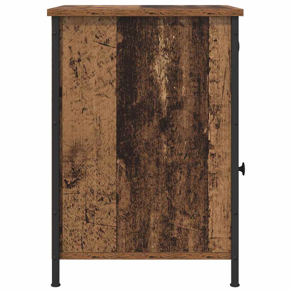 Natskab 2 pcs Gammelt træ 40 x 42 x 60 cm Konstrueret træ