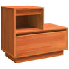 Natskab 2 pcs Gyldenbrun 60 x 34 x 51 cm Massivt fyrretræ