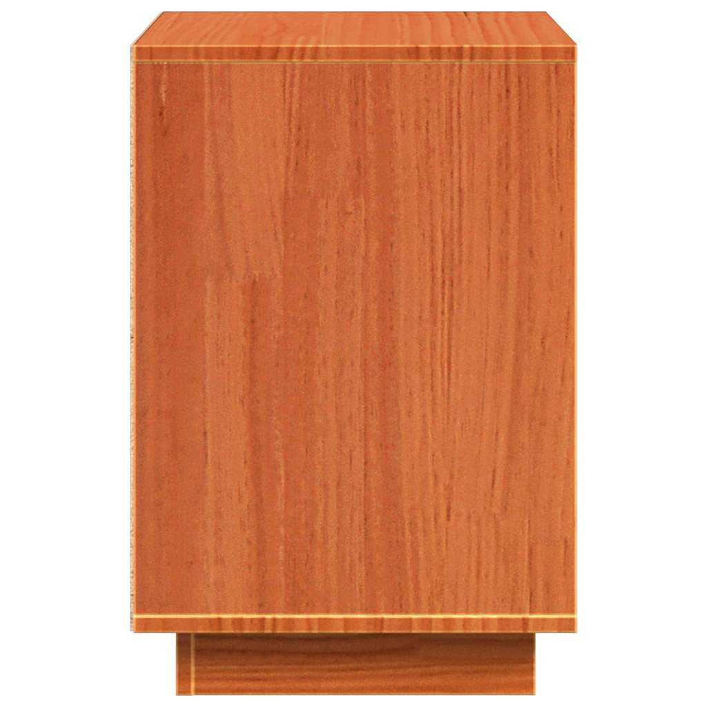 Natskab 2 pcs Gyldenbrun 60 x 34 x 51 cm Massivt fyrretræ