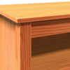 Sko bænk Gyldenbrun 110 x 38 x 45.5 cm Massivt fyrretræ