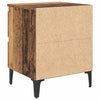 Natskab 2 pcs Gammelt træ 40 x 35 x 50 cm Konstrueret træ