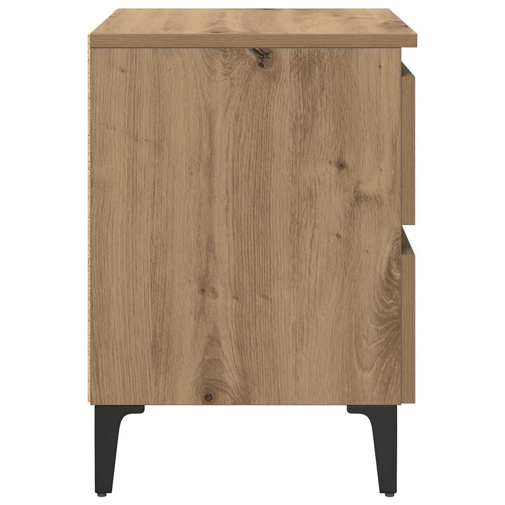 Natskab 2 pcs artisan eg 40 x 35 x 50 cm Konstrueret træ
