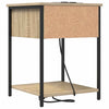 Natskab 2 pcs Sonoma-eg 42 x 41 x 56 cm Konstrueret træ