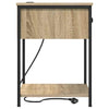 Natskab 2 pcs Sonoma-eg 42 x 41 x 56 cm Konstrueret træ