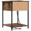 Natskab 2 pcs Røget eg 42 x 41 x 56 cm Konstrueret træ