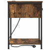Natskab 2 pcs Røget eg 42 x 41 x 56 cm Konstrueret træ