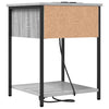 Natskab 2 pcs Grå sonoma-eg 42 x 41 x 56 cm Konstrueret træ
