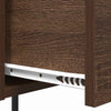 Natskab 2 pcs Brun eg 42 x 41 x 56 cm Konstrueret træ