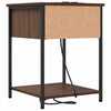 Natskab 2 pcs Brun eg 42 x 41 x 56 cm Konstrueret træ