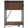 Natskab 2 pcs Brun eg 42 x 41 x 56 cm Konstrueret træ